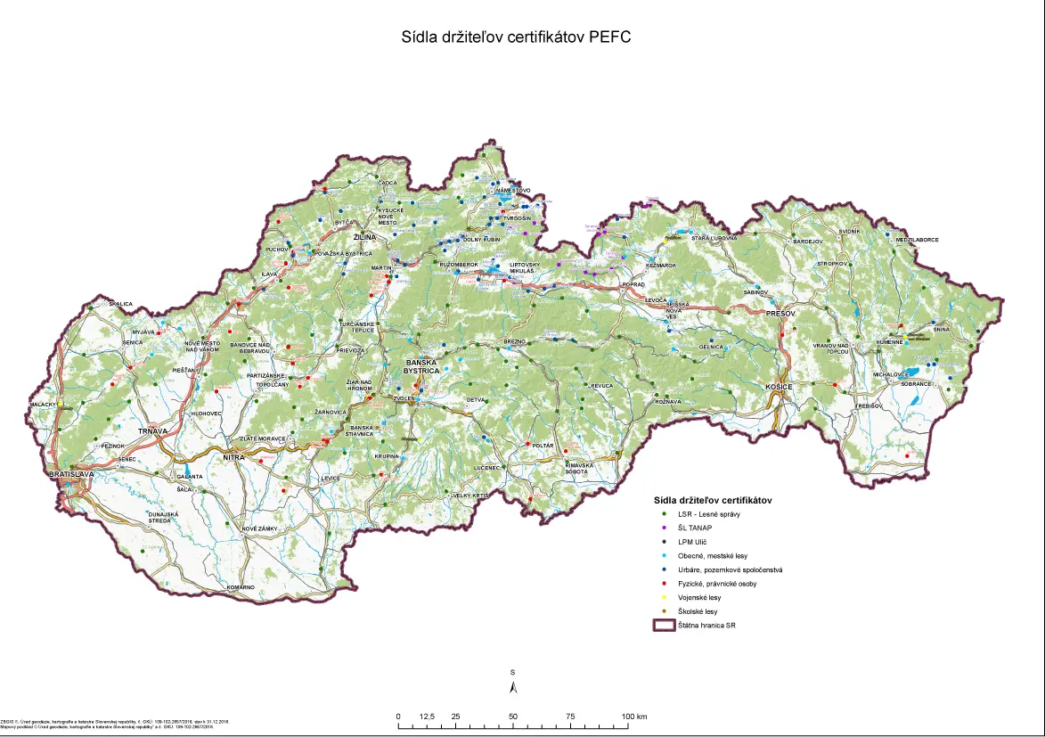 mapa pefc 2017 12 31