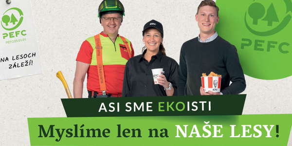 KFC prechádza na PEFC certifikované papierové obaly