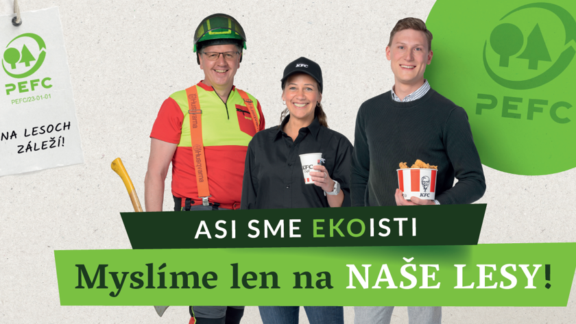 KFC prechádza na PEFC certifikované papierové obaly